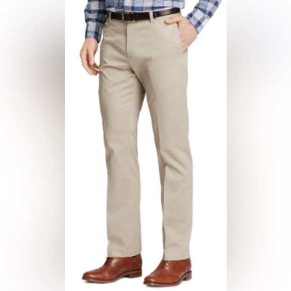 Brooks Brothers Advantage Chino Milano Pants Beige Men’s Size 37W 30L - Picture 1 of 7